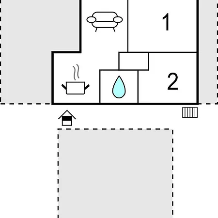 Awesome In W/ 2 Bedrooms *